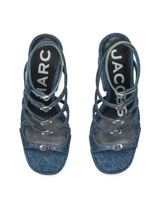 Marc Jacobs Blue Kiki Platform Sandals