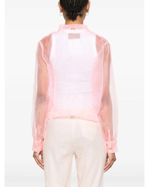 Twinset Pink Organza Jacket