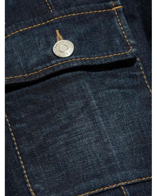 Veste En Jean À Patch Logo DSquared² pour homme en coloris Blue