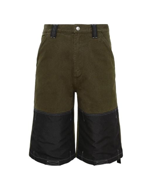 Bermudas Estilo Worker OAMC de hombre de color Green