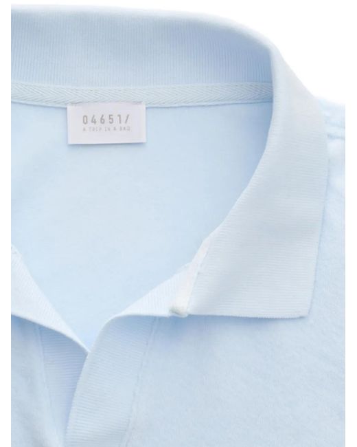 04651 Handelsgesellschaft MBH & Co. KG Blue Short-Sleeve T-Shirt for men