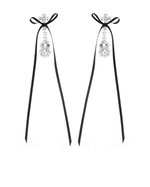 Simone Rocha Victorian Bow ピアス Metallic