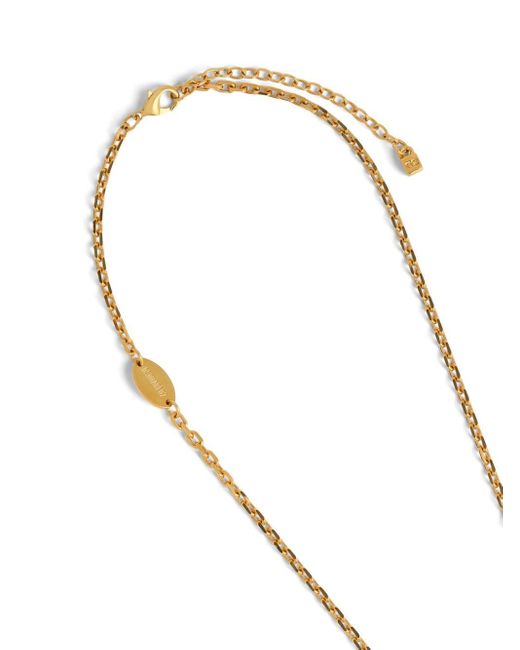 DSquared² Metallic Leaf-Pendant Necklace