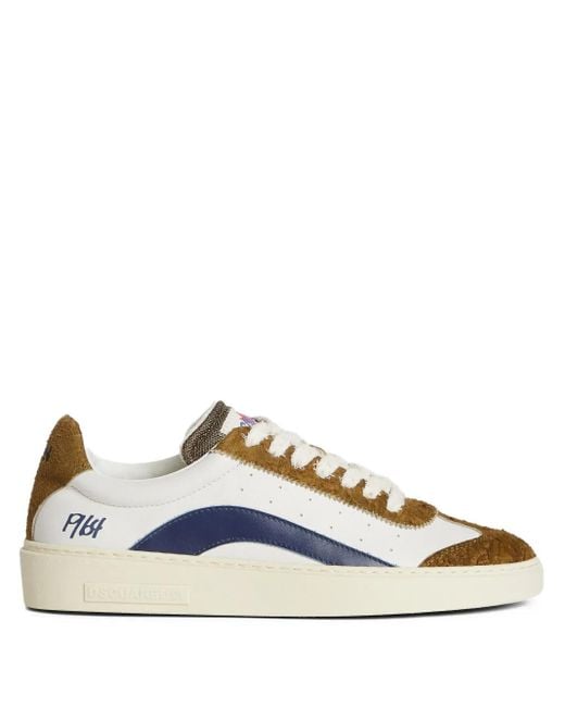 DSquared² Leren Sneakers in het Blue voor heren