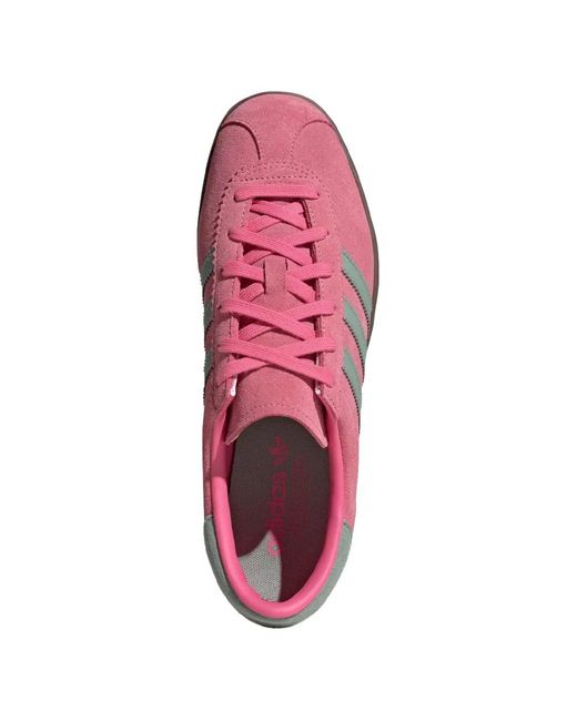 Adidas Pink Striped Sneakers