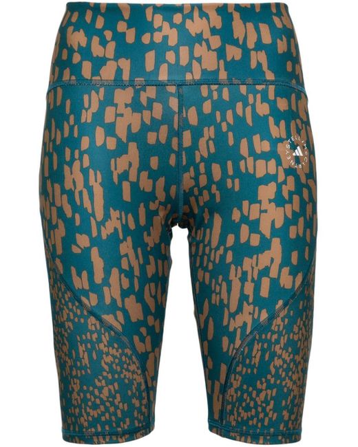Shorts da ciclismo Optime TruePurpose di Adidas By Stella McCartney in Blue