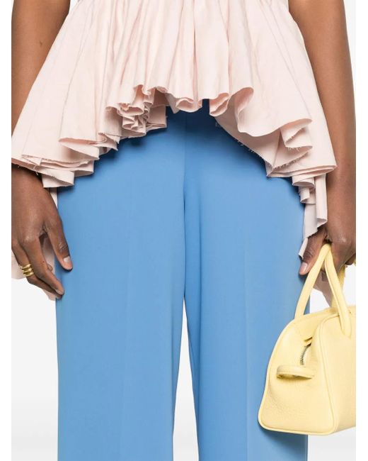 P.A.R.O.S.H. Blue Tailored Trousers