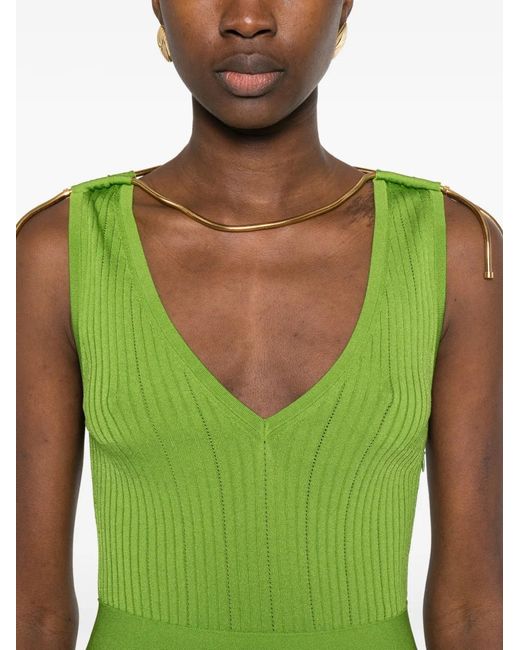 Elisabetta Franchi Green Dress