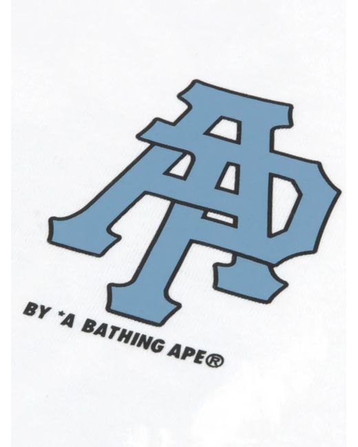 Aape By A Bathing Ape White Aape Basic T-Shirt
