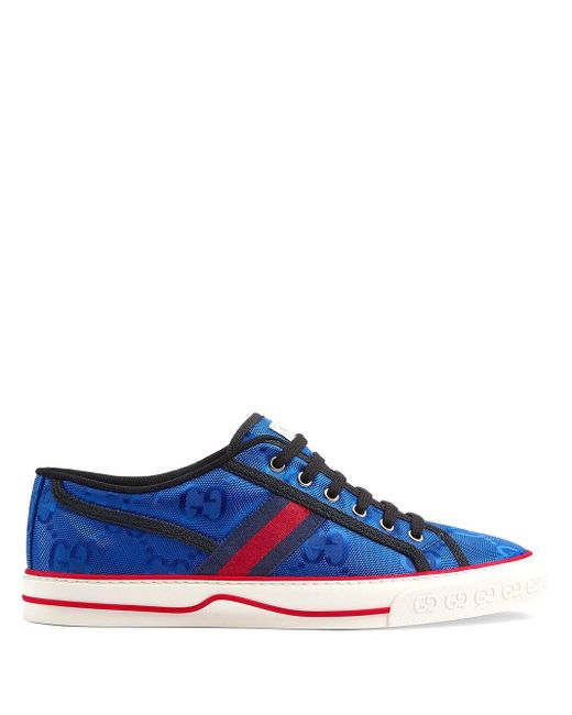 Gucci Synthetisch Off The Grid Low-top Sneakers in het Blauw - Lyst