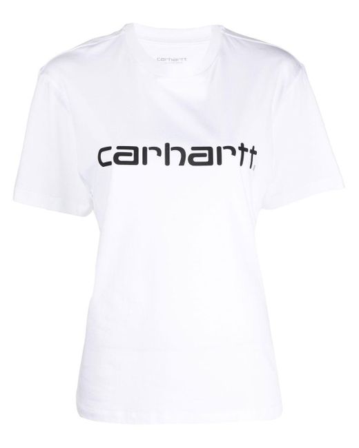 T-shirt con stampaCarhartt WIP in Cotone di colore Marrone Donna Abbigliamento da T-shirt e top da T-shirt 