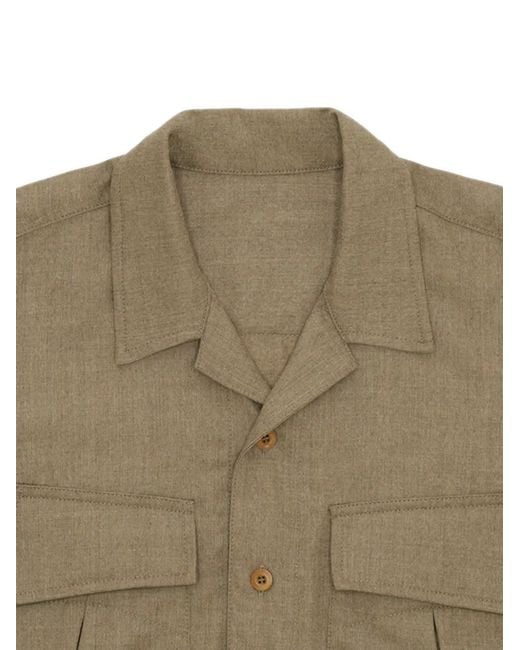 Fortela Natural Fox Buttoned Overshirt for men