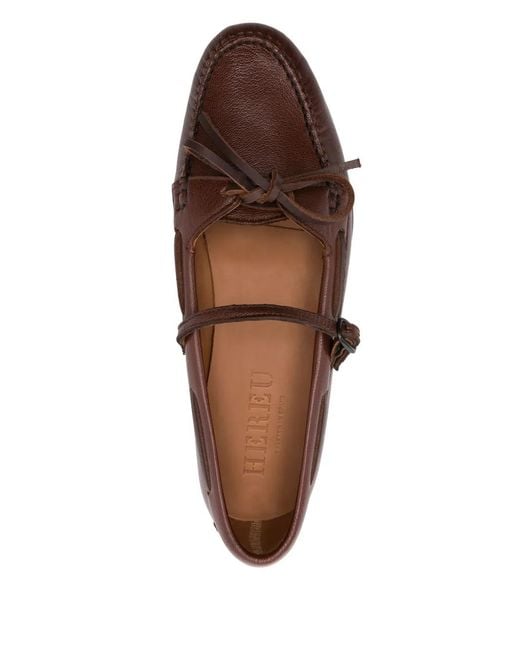 Hereu Brown Lorea Loafers