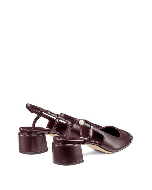 Escarpins Elsa 45 Mm À Bride Arrière Jimmy Choo en coloris Brown