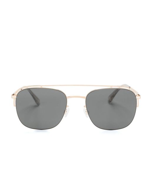 Mykita Gray Nor Pilot-frame Sunglasses
