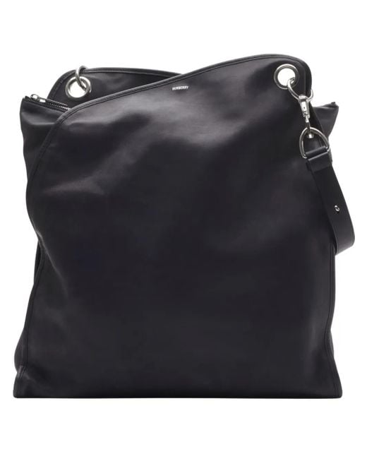 Bolso de hombro Shield Twin pequeño Burberry de color Black
