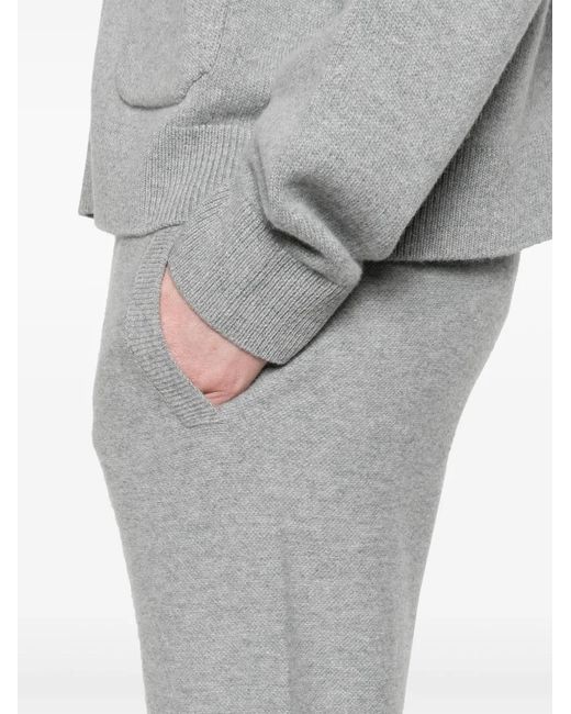 Pantalones De Chándal Con Cordones Versace de color Gray