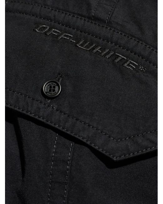 Off-White c/o Virgil Abloh Black Chemise À Poche Poitrine for men