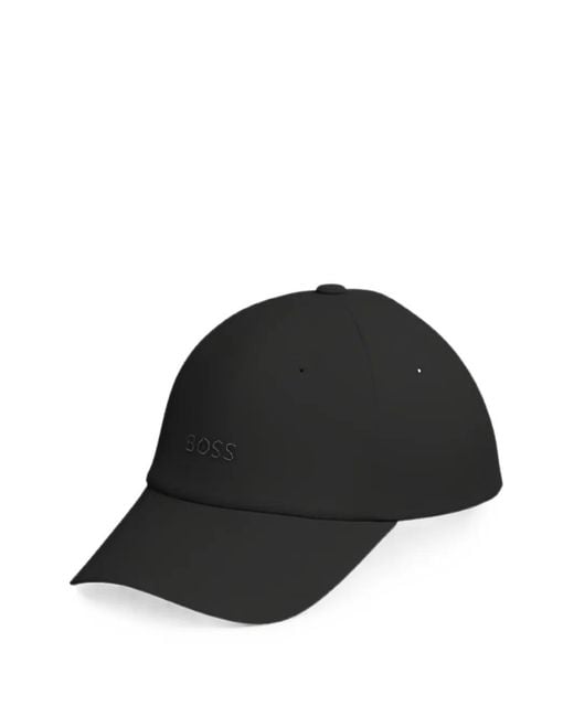 Boss Black Logo-Detailed Cotton Baseball Cap for men