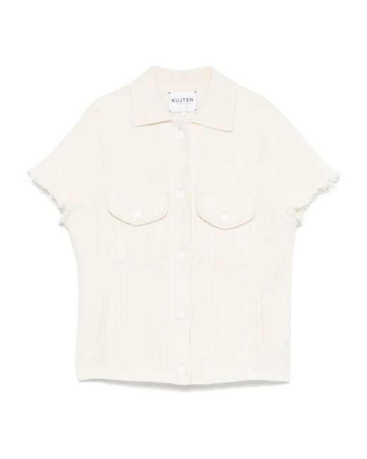 Kujten White Cashmere Shirt