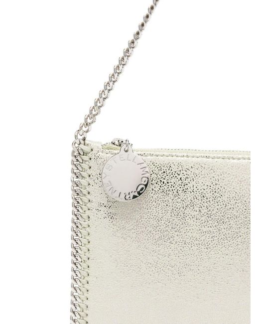 Stella McCartney White Falabella Chain-Strap Shoulder Bag