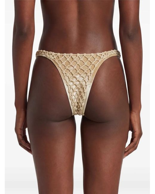 Isa Boulder Natural Corara Macrame Bikini Bottom
