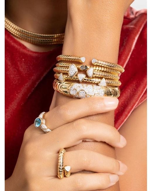 Marina B Metallic Trisolina Castanga Diamond Bracelet