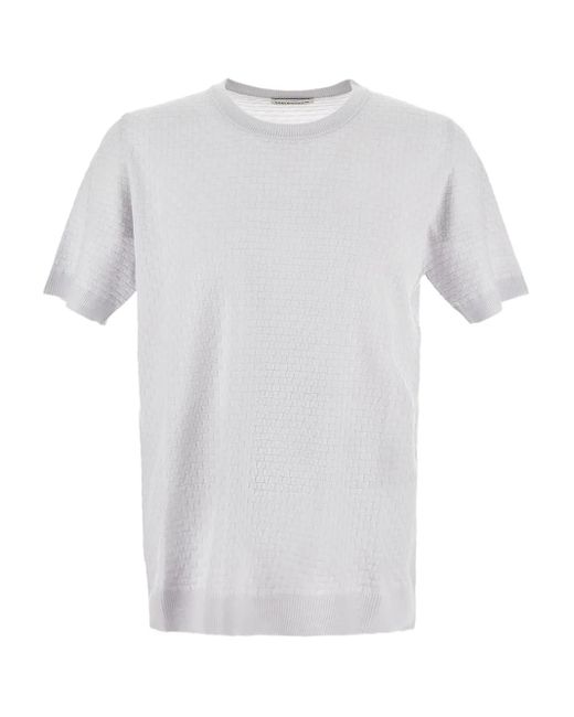 GOES BOTANICAL Fein Gestricktes T-Shirt in White für Herren