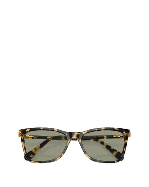 Swarovski Gray Strass-Embellished Rectangle-Frame Sunglasses