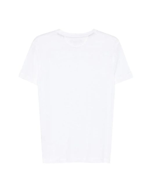 Aurélien White Slub T-Shirt for men