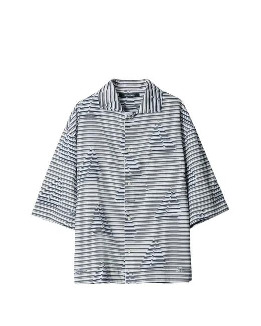 Jacquemus Blue The Plage Shirt for men