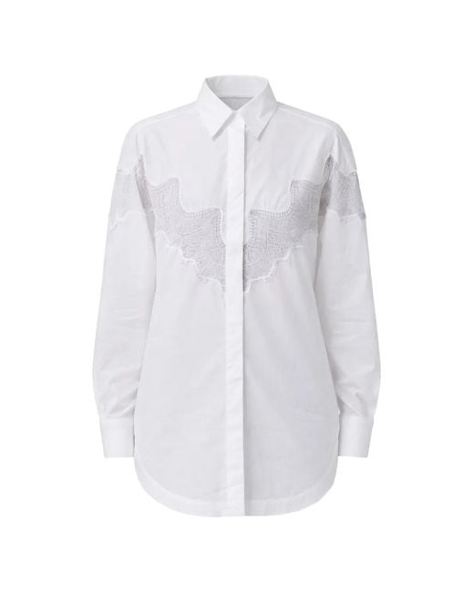Boss White Bostuna Oversized Shirt