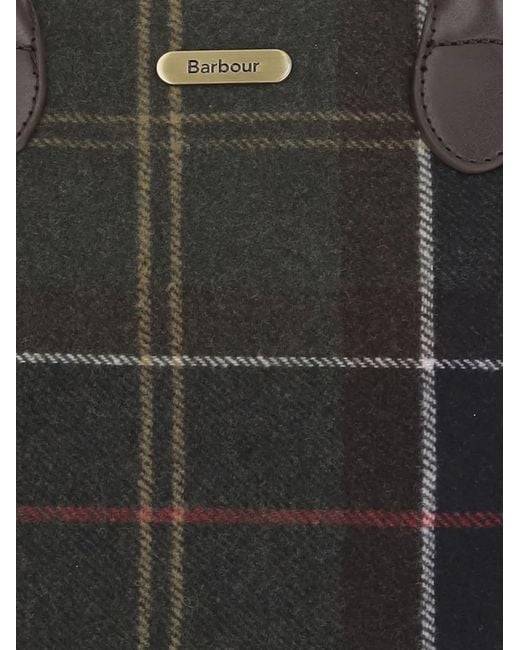 Barbour Black Barrhill Tartan Tote Bag