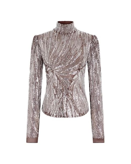 Rabanne White Sequin-Embellished Top