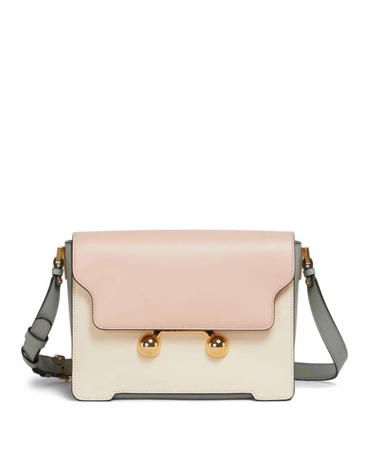 Borsa A Spalla Trunkaroo di Marni in Natural