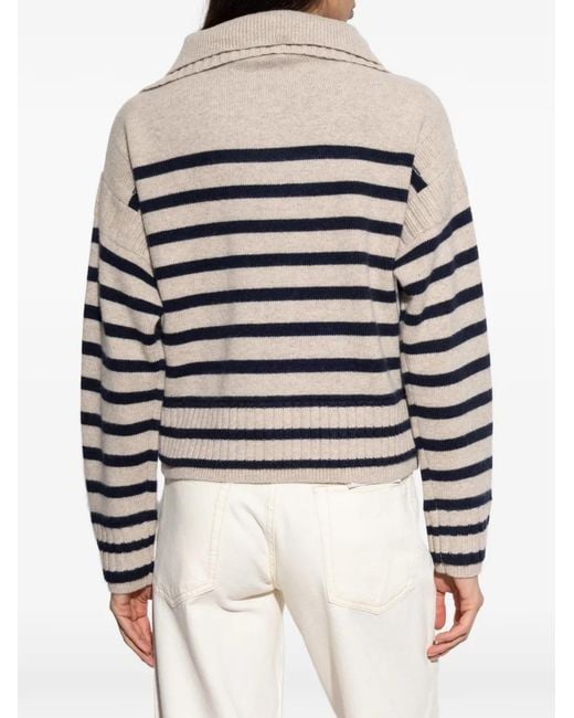 Pull À Rayures Rag & Bone en coloris Gray