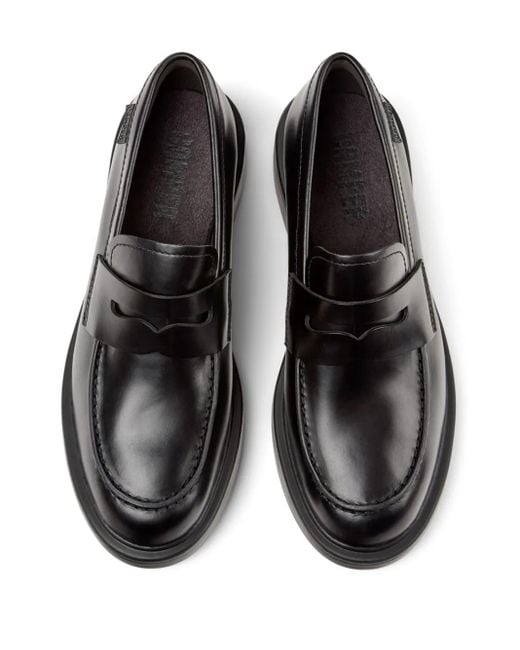 Camper Black Mocassini