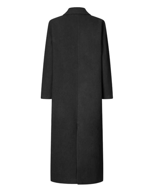 Samsøe & Samsøe Black Sajill Double-Breasted Coat