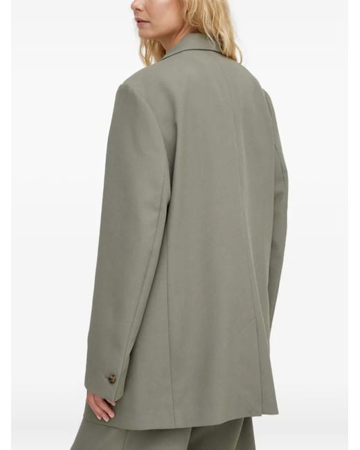 Won Hundred Gray Buttoned-Fastening Blazer