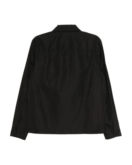 James Perse Black Zipped Lightweight Jacket for men