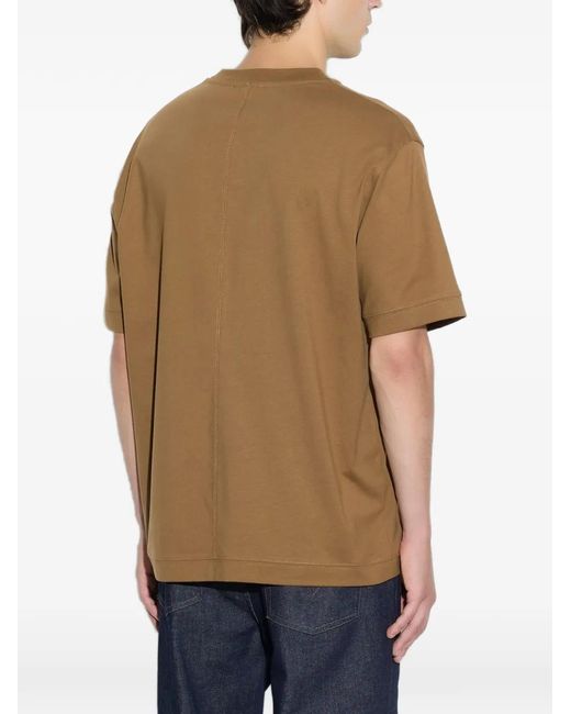 Paolo Pecora Brown Loose-Fit Jersey T-Shirt for men