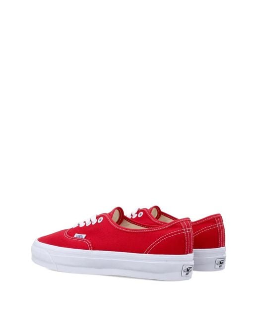 Vans Red Authentic 44 Sneakers