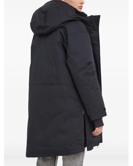 Ugg Black Hooded Pocket Coat