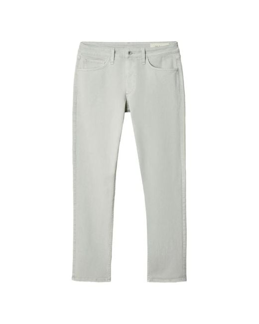 Rag & Bone Gray Slim-Fit Jeans for men