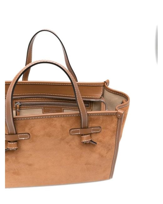 Gianni Chiarini Brown Miss Marcella 32 Tie-Detail Tote Bag