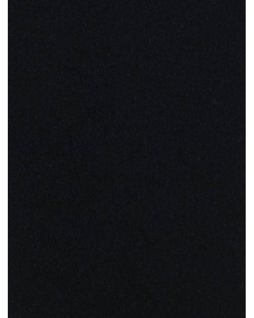 Canali Black Fringed Scarf for men