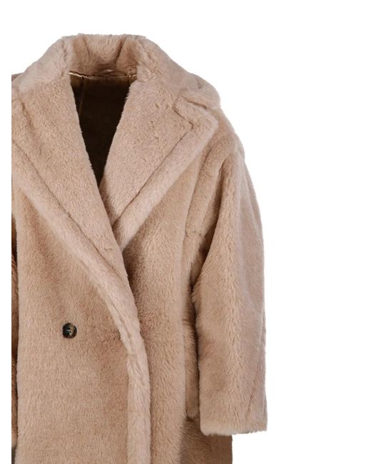 Max Mara Natural Tedgirl Double-Breasted Coat