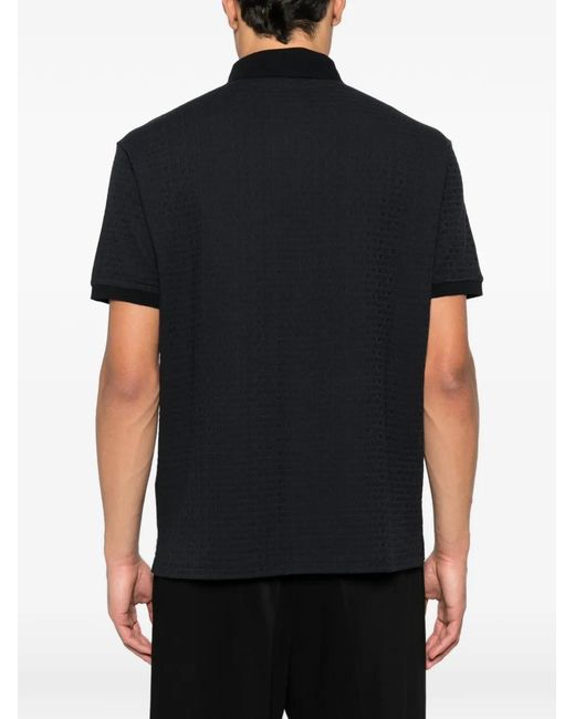 Emporio Armani メンズ ブラック ポロシャツ 【公式通販】
