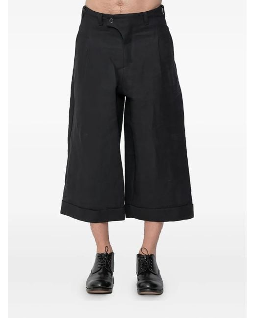 Pantalones de pinzas DEVOA de hombre de color Black
