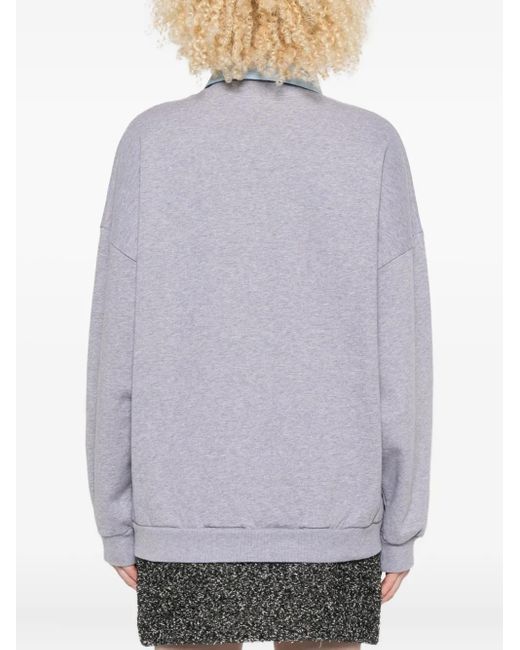Balenciaga Ceo Team リブ スウェットシャツ Gray